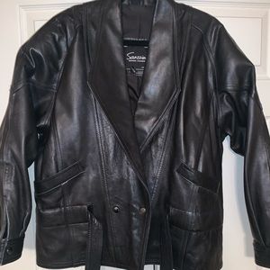 Sanzzini 100% leather jacket